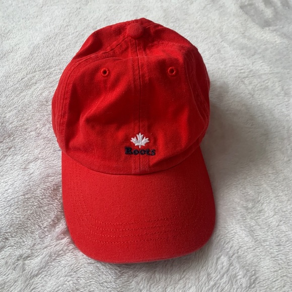 Roots Accessories - 4/$25 CANADA ROOTS Red Logo Baseball Cap